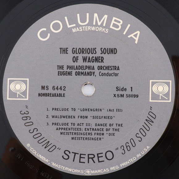 Richard Wagner, Eugene Ormandy - Glorious Sound Of Wagner - 1963 12" LP Record - Picture 7 of 12